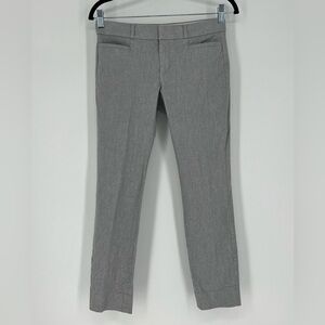 Banana Republic Sloan pants in heathered gray,mid-rise skinny, ankle-length leg